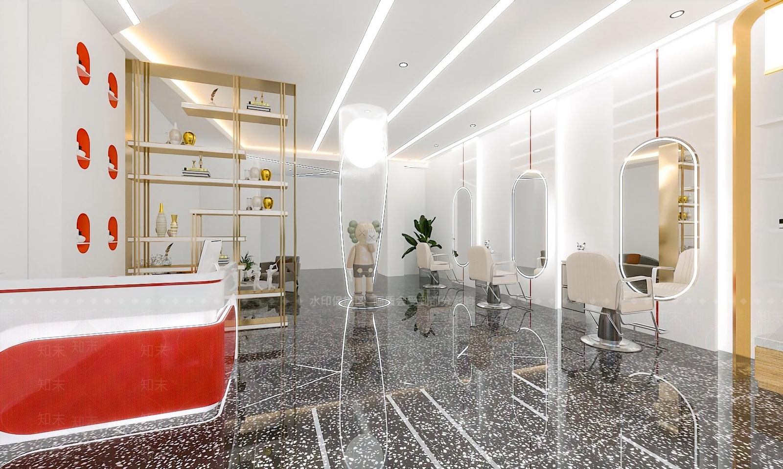 现代理发店3D模型下载【ID:1102020021】