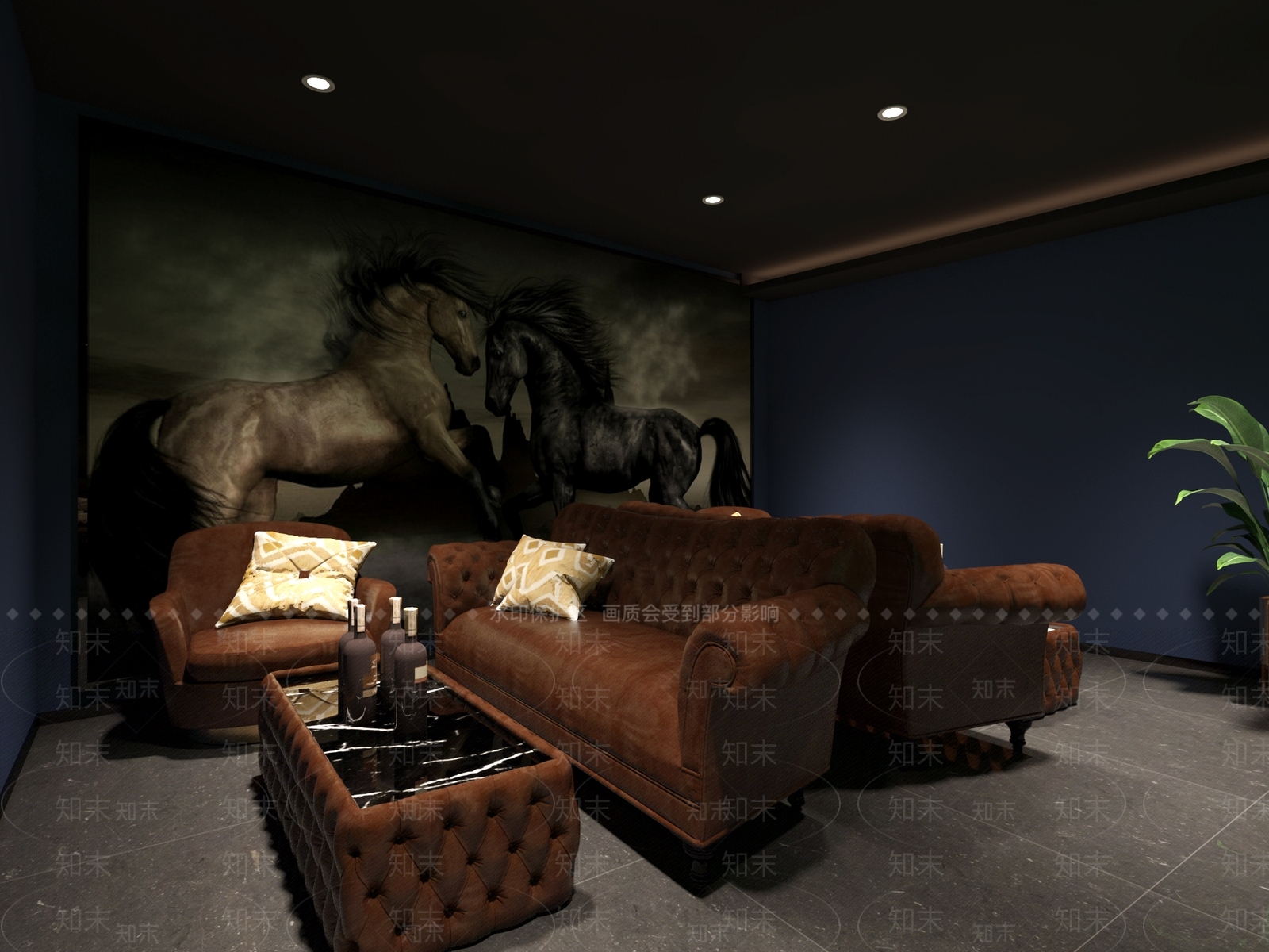 现代音乐餐厅3D模型下载【ID:1102020739】