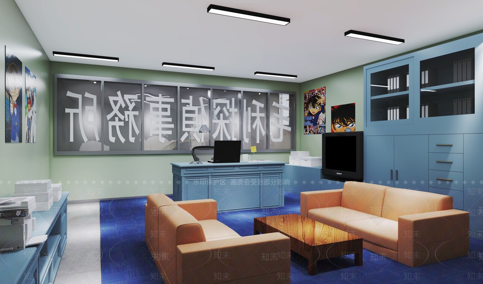 现代剧本杀3D模型下载【ID:1102038558】