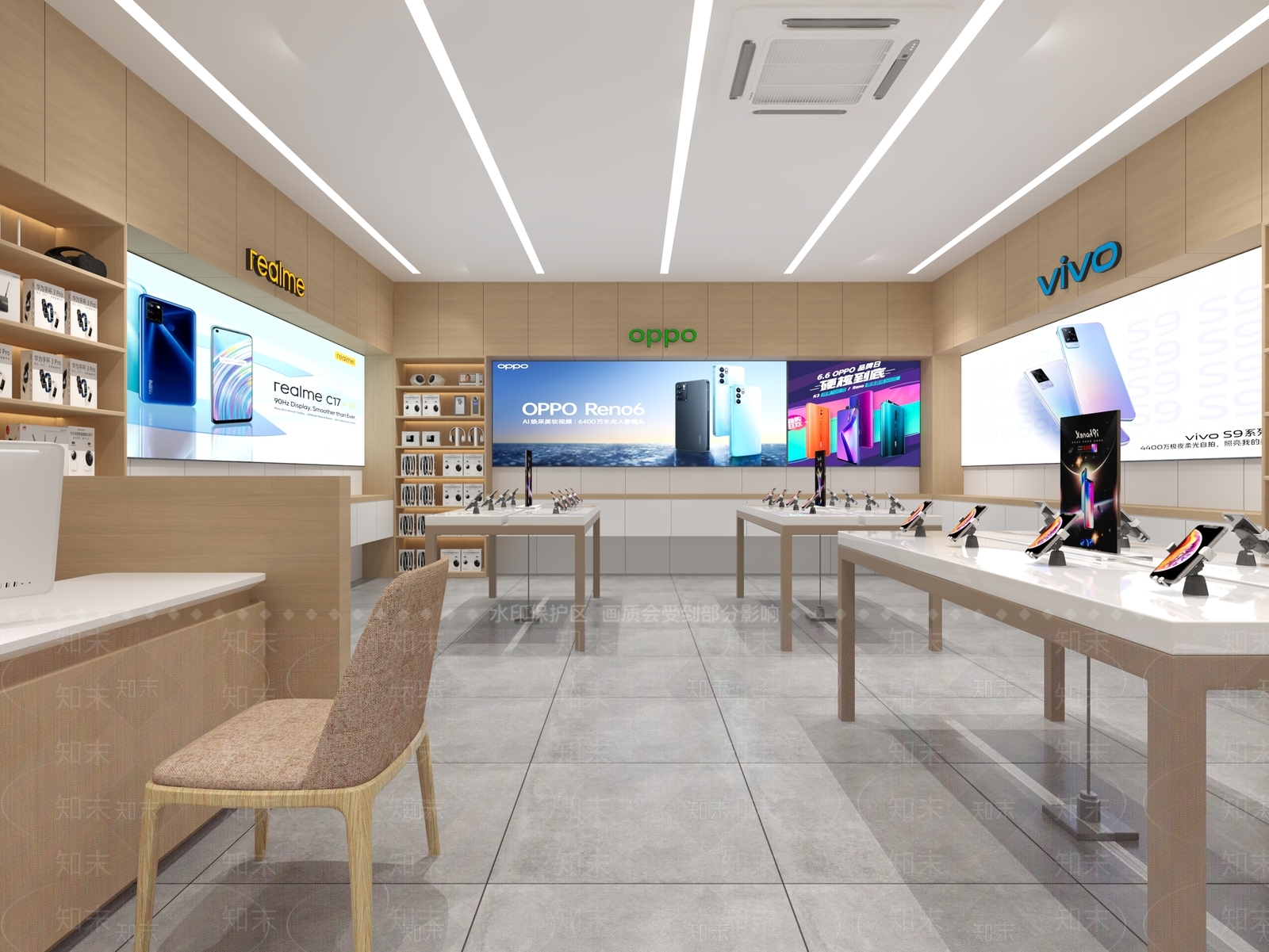 现代数码店3D模型下载【ID:1102043272】