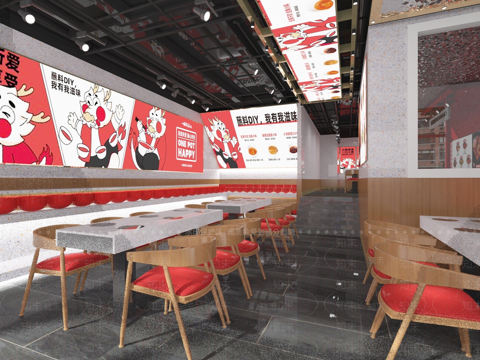 工业风火锅店3D模型下载【ID:1102052868】