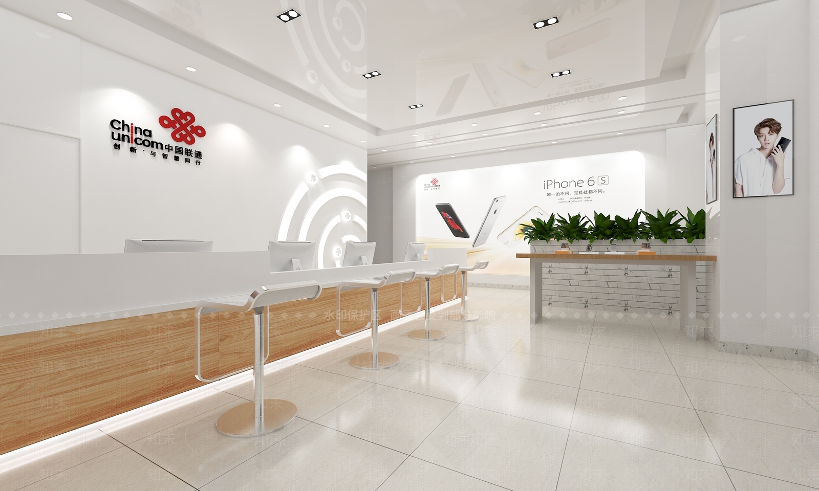 现代数码店3D模型下载【ID:1102054734】