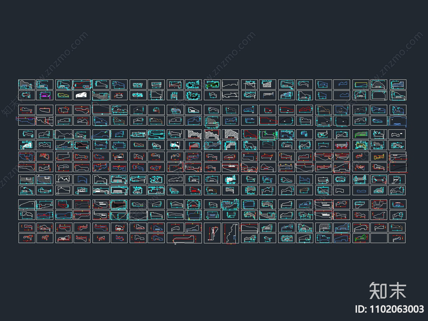 大师级门套线图库施工图下载【ID:1102063003】