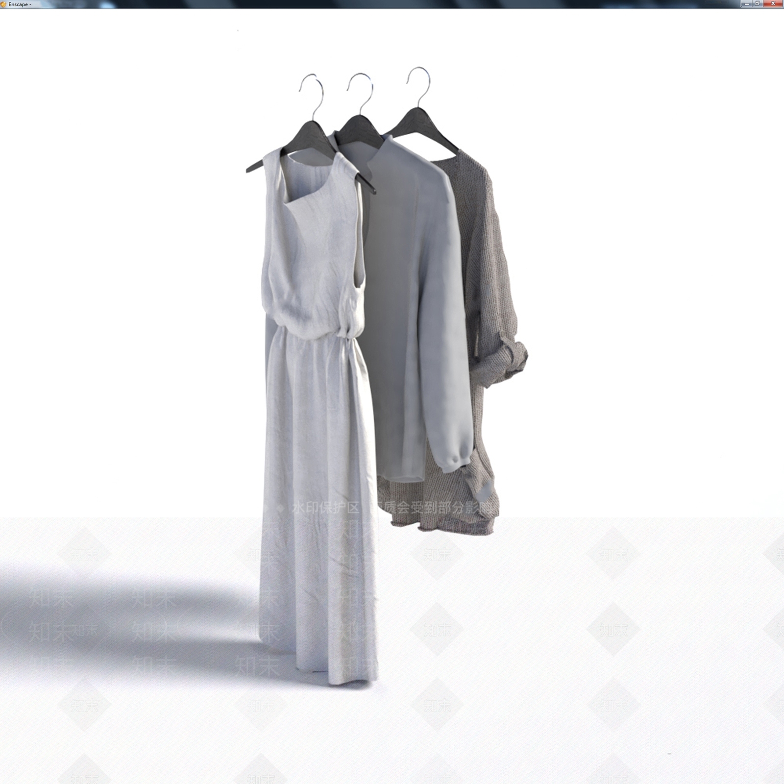 现代服装SU模型下载【ID:1102073894】