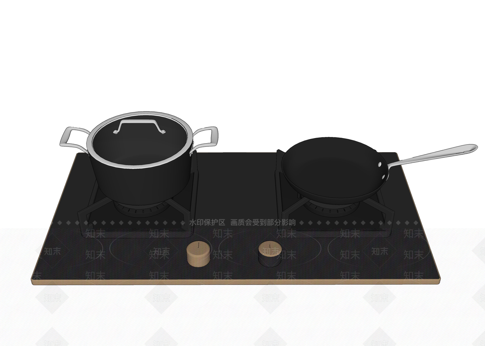 现代灶台SU模型下载【ID:1102083136】