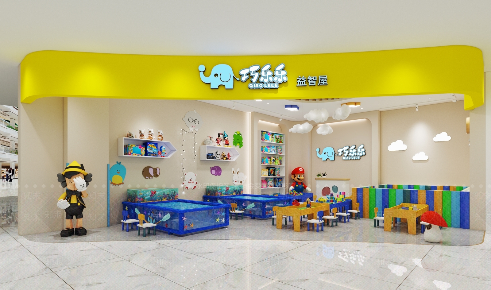 现代玩具礼品店3D模型下载【ID:1102088621】