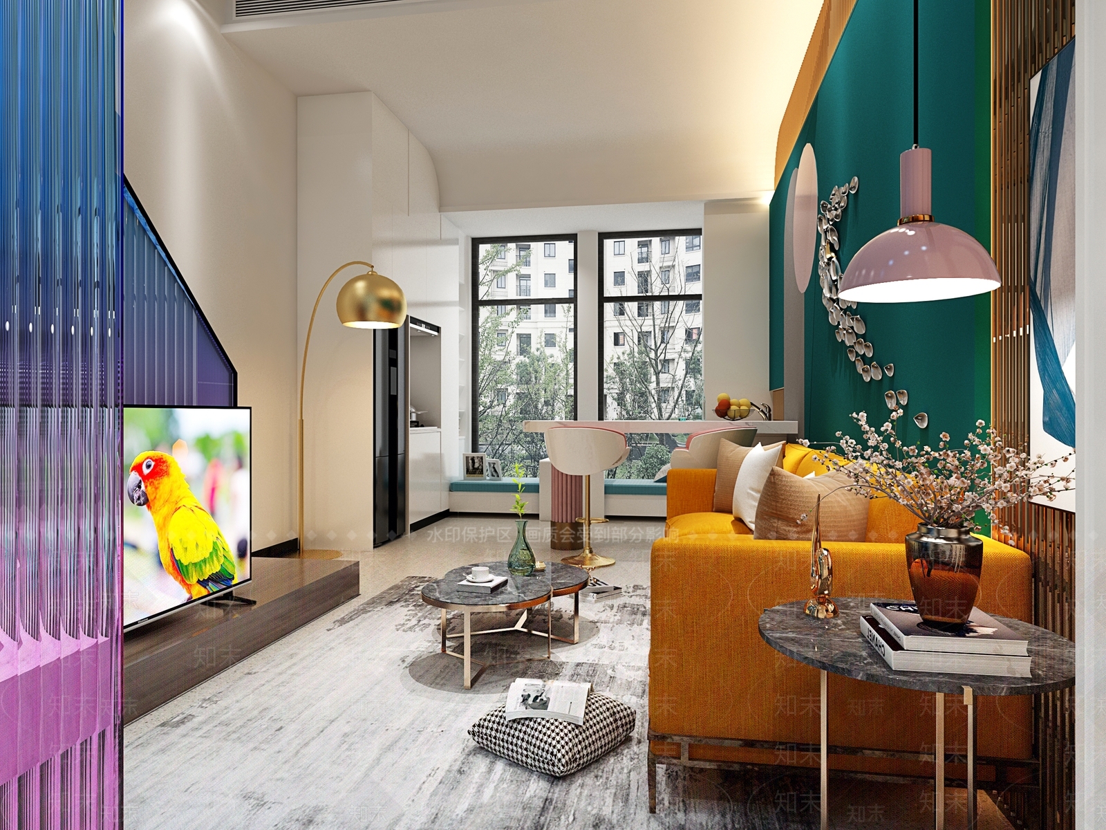 现代单身公寓3D模型下载【ID:1102090602】