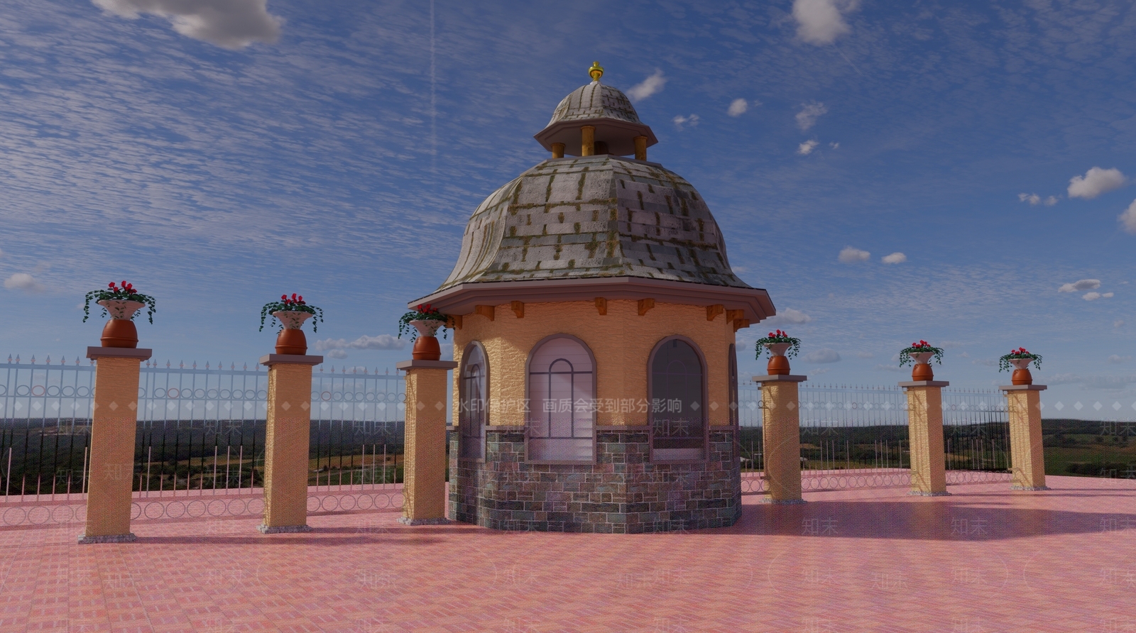 古典亭子SU模型下载【ID:1102091891】