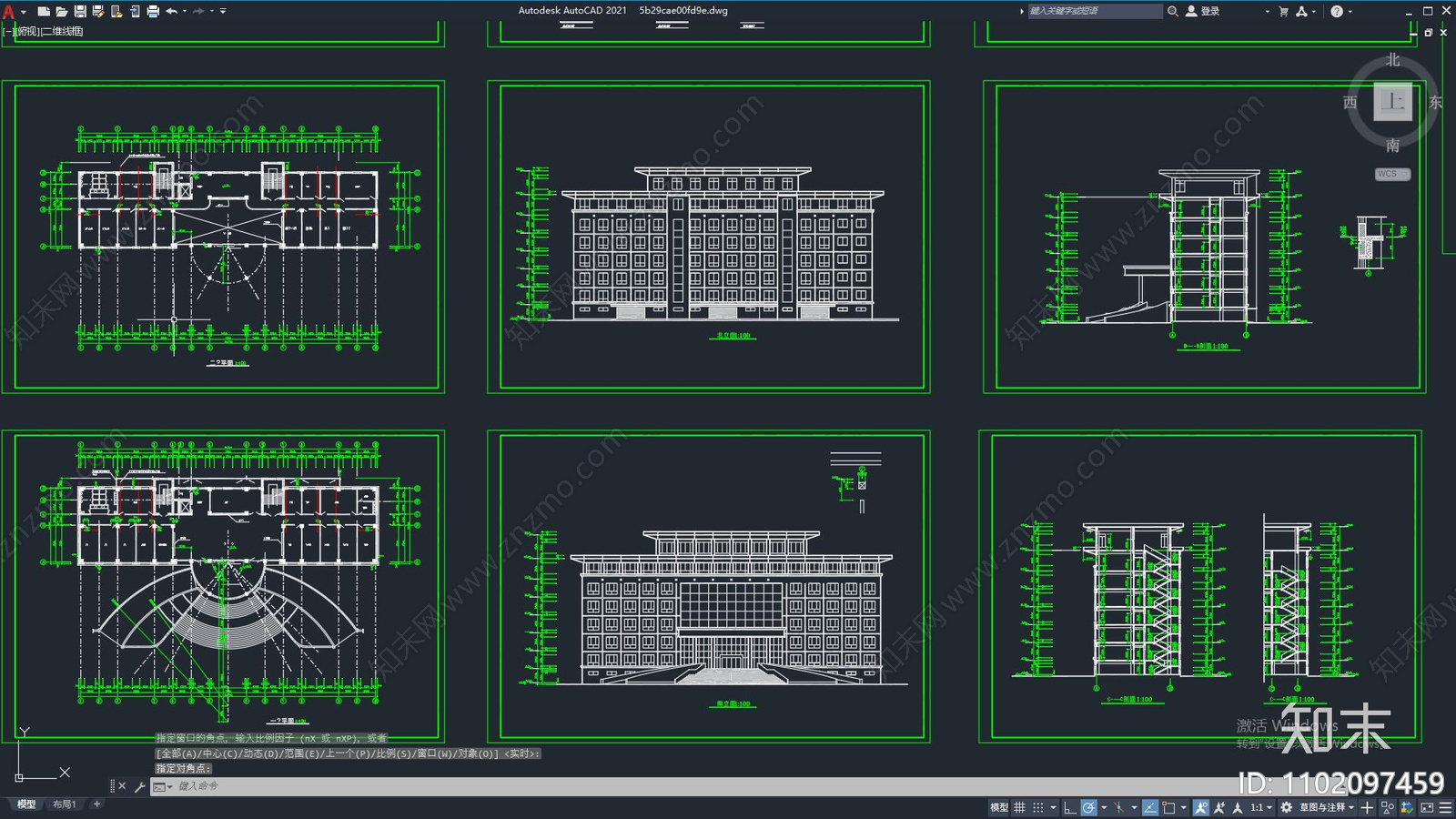 法院的建筑总图cad施工图下载【ID:1102097459】