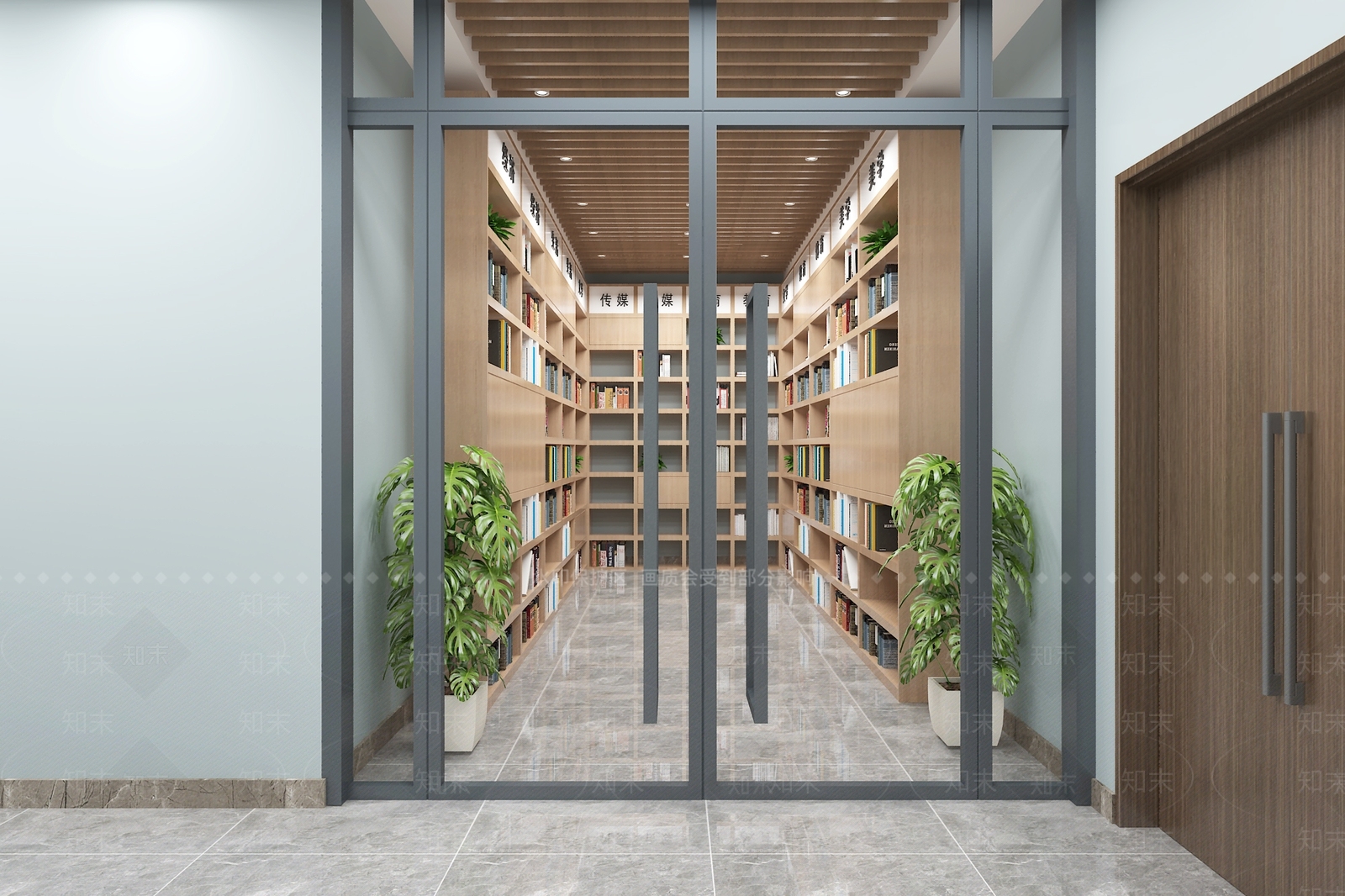 现代书店3D模型下载【ID:1102097801】