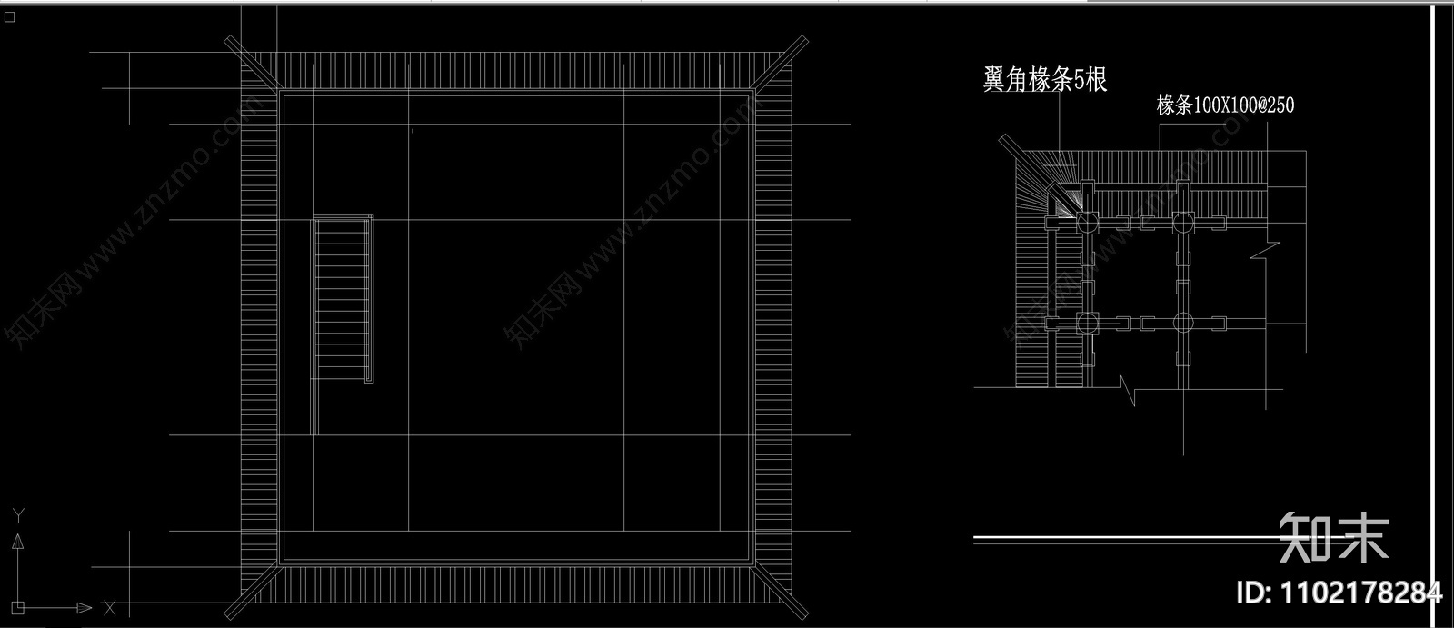 古建筑钟鼓楼装修图cad施工图下载【ID:1102178284】