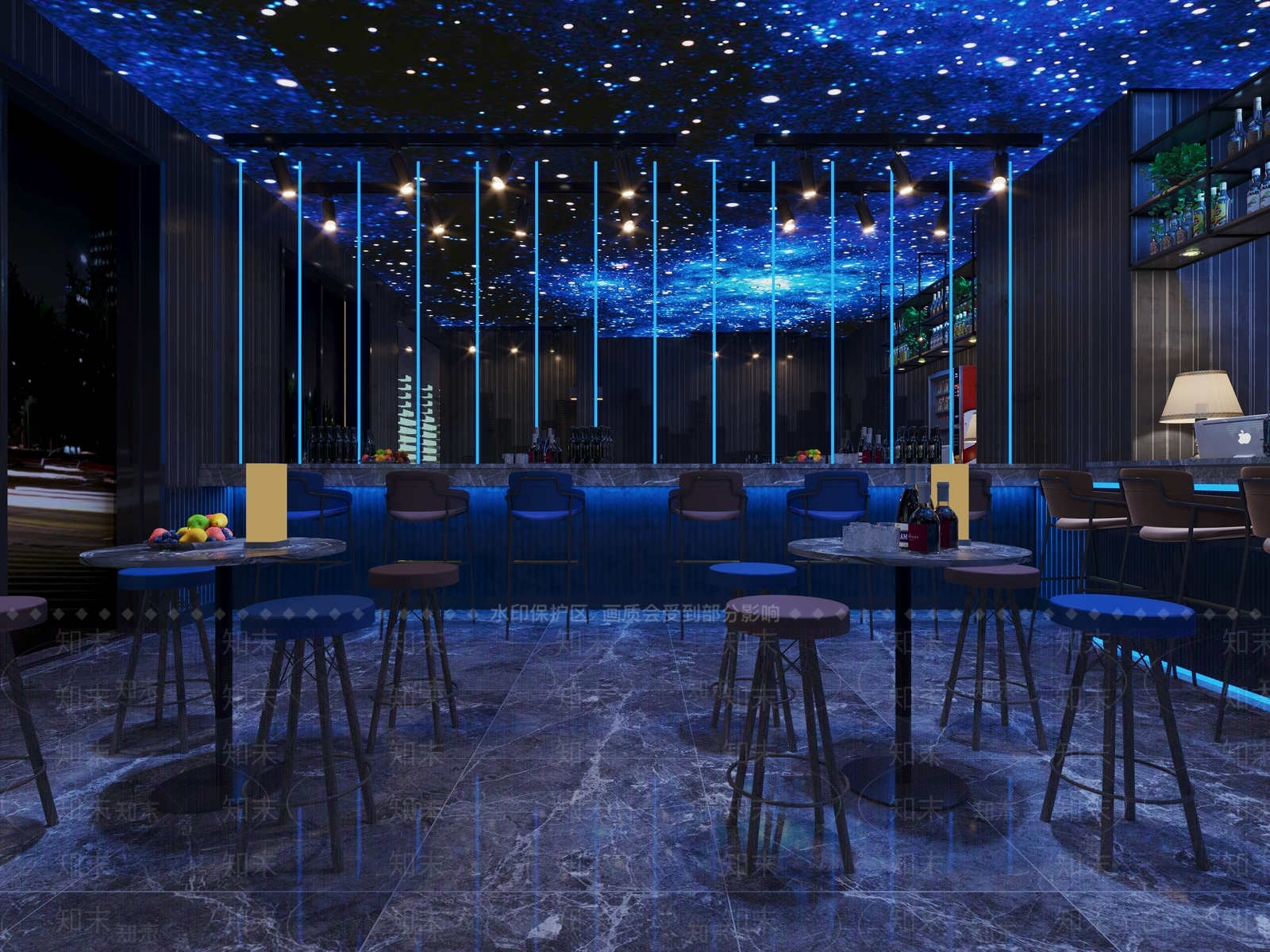 工业风酒吧3D模型下载【ID:1102131342】