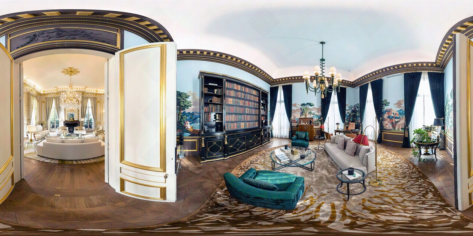 欧式别墅室内HDR贴图贴图下载【ID:1102108437】