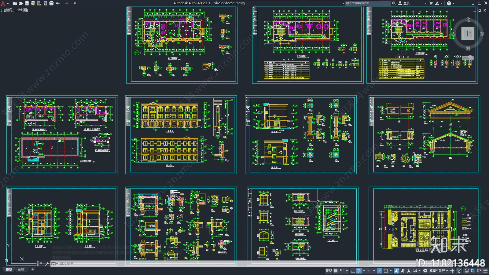 餐厅建筑施工图下载【ID:1102136448】
