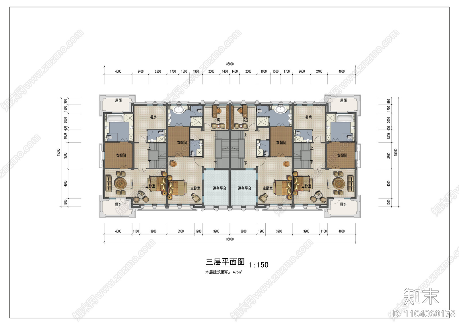 室内家具彩色平面布局图内含PSD免扣素材下载【ID:1104060178】undefined