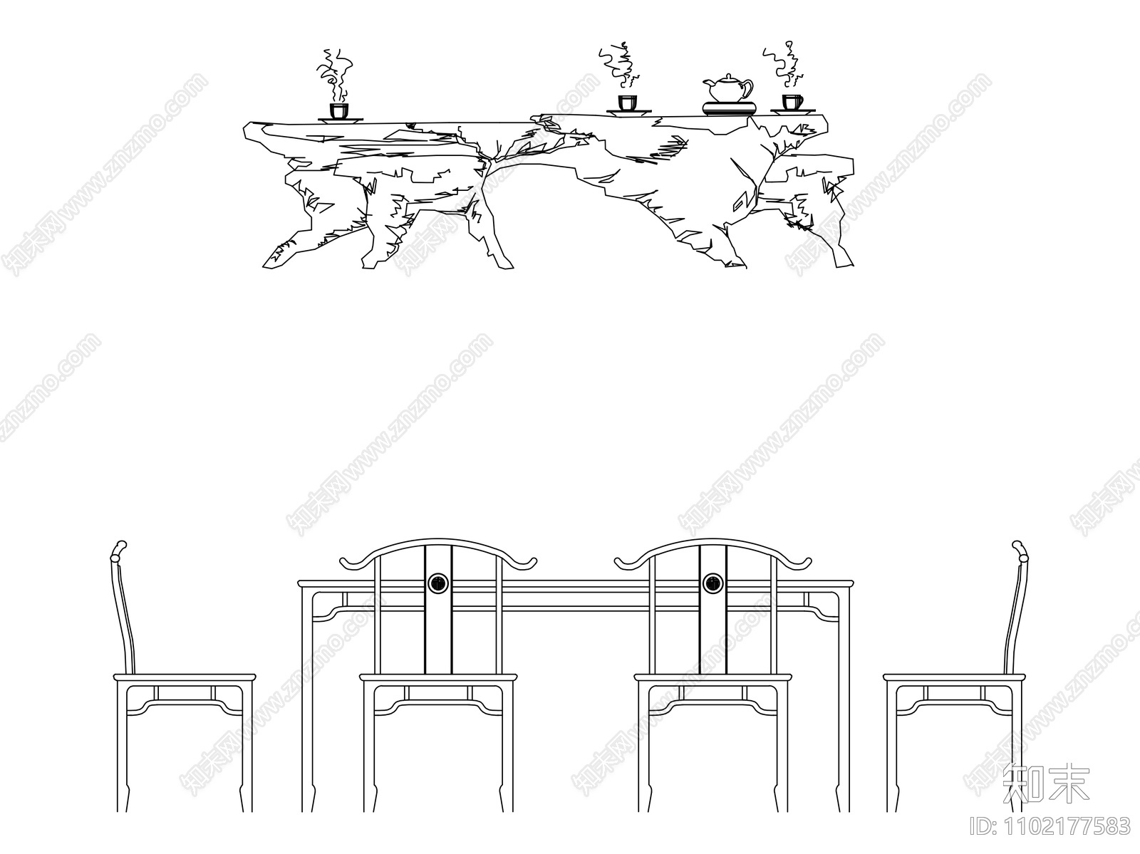 中式施工图下载【ID:1102177583】