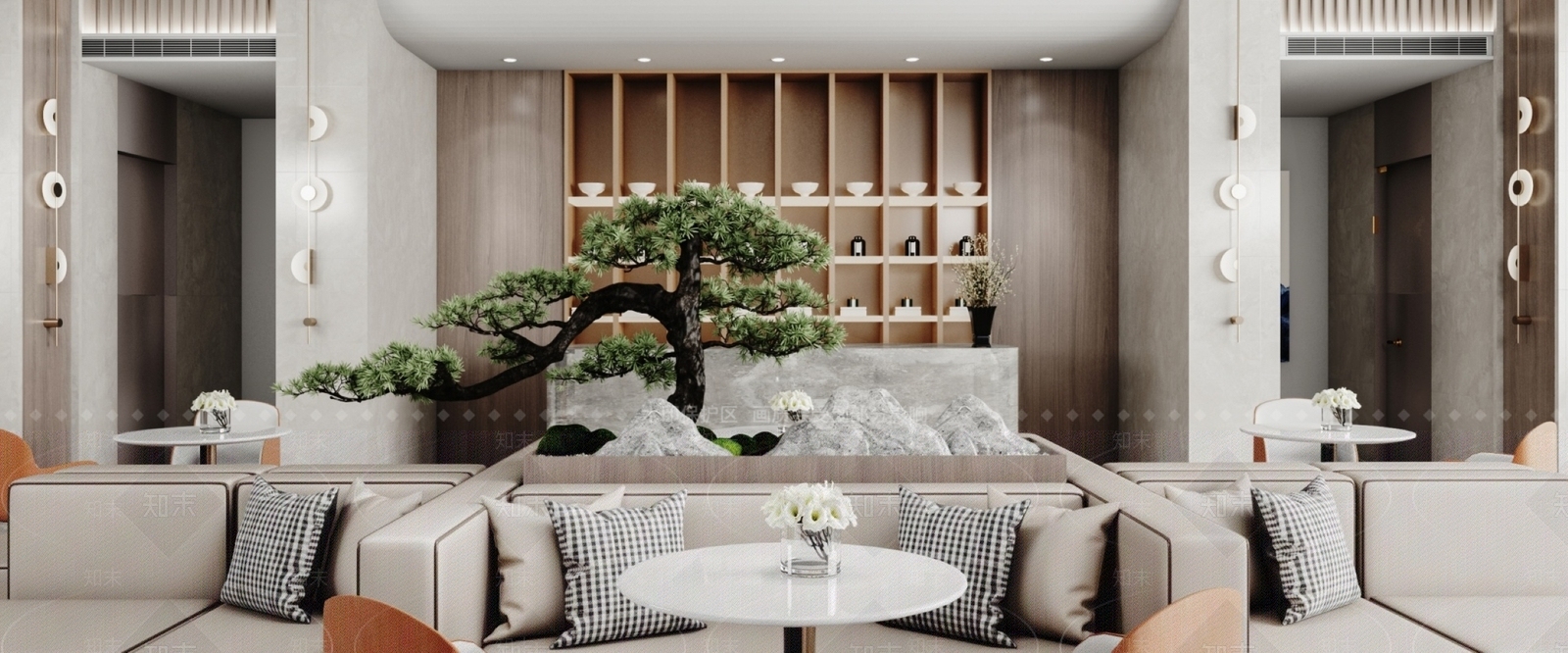 现代酒店其他区域SU模型下载【ID:1102179100】