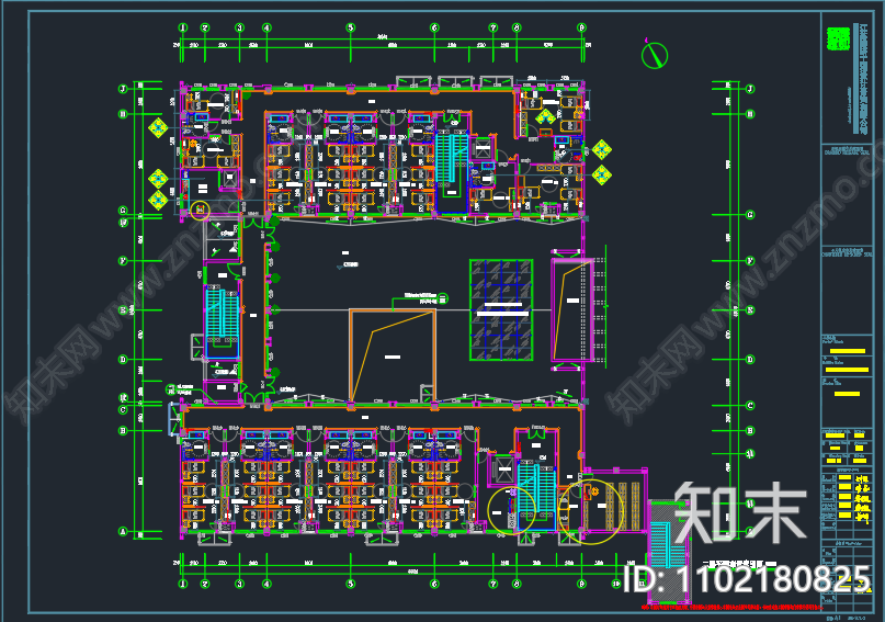 养老院cad施工图下载【ID:1102180825】
