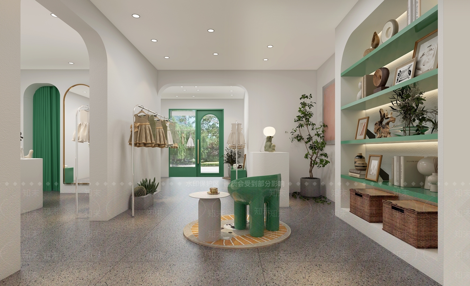 北欧儿童服装店3D模型下载【ID:1102184693】