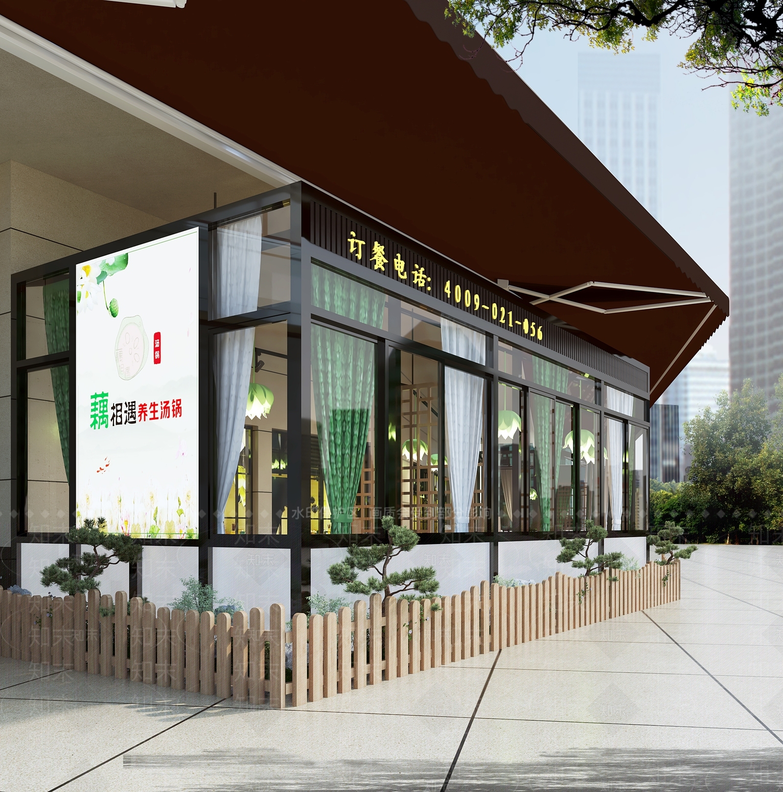 现代火锅店3D模型下载【ID:1102187204】