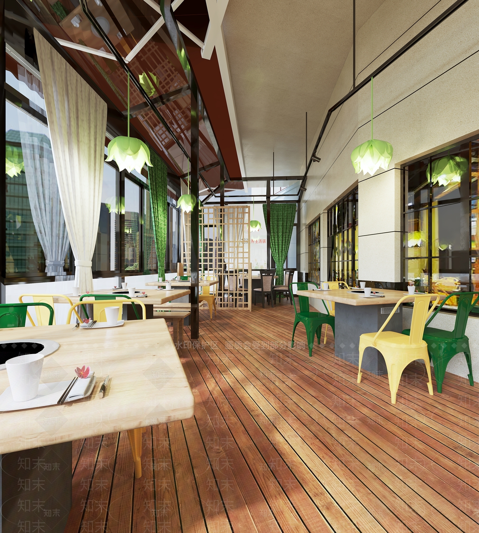 现代火锅店3D模型下载【ID:1102187204】