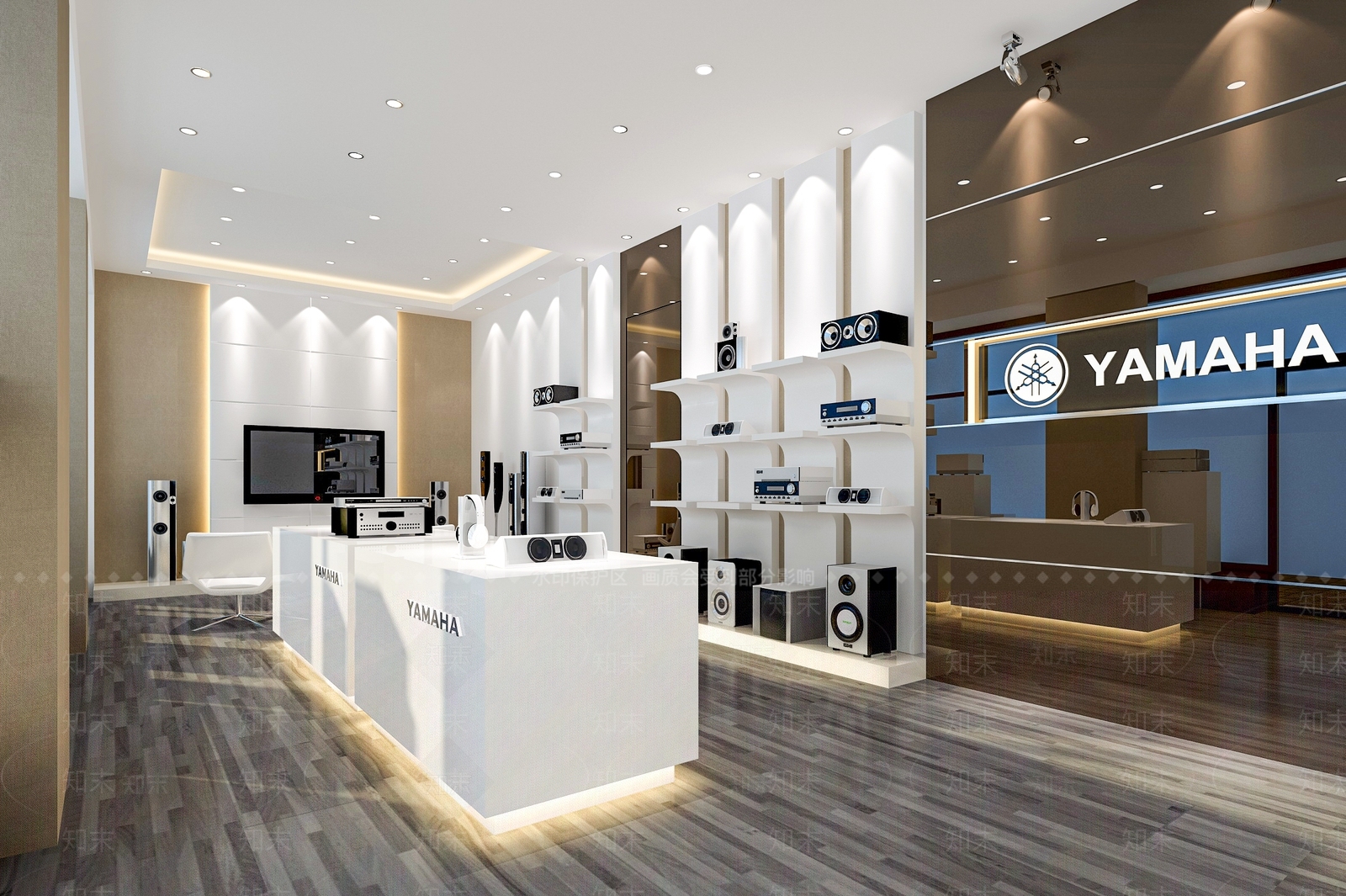 现代音响店SU模型下载【ID:1102190666】