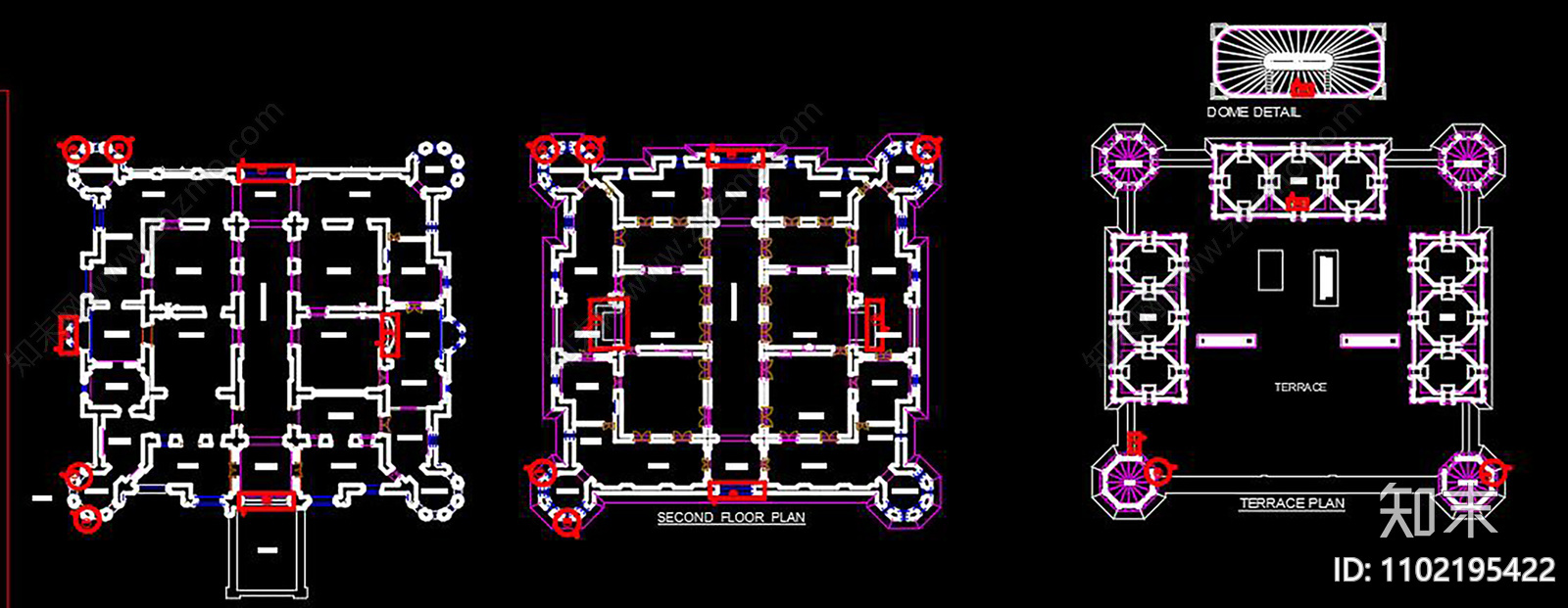 东南亚建筑CADcad施工图下载【ID:1102195422】