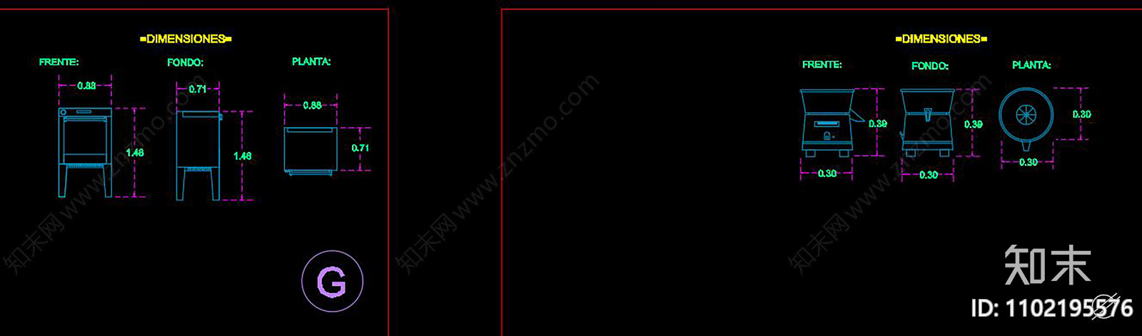 咖啡厅设备CAD图库cad施工图下载【ID:1102195576】