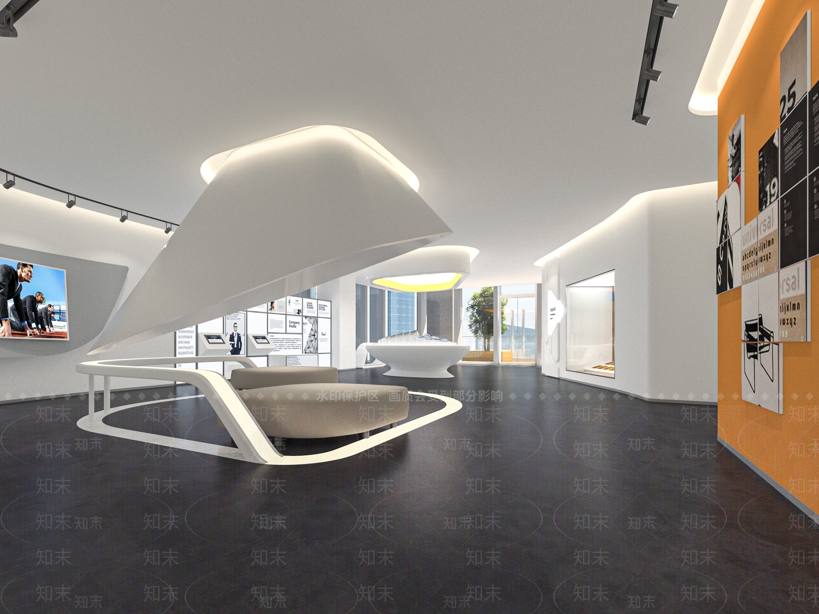 现代公司展厅SU模型下载【ID:1102196839】