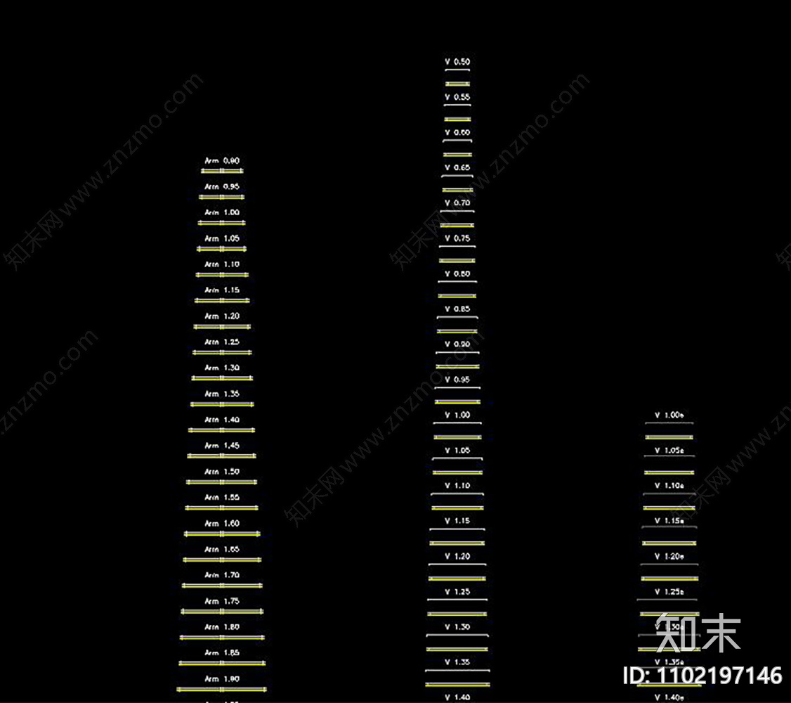 多种门窗CAD素材cad施工图下载【ID:1102197146】