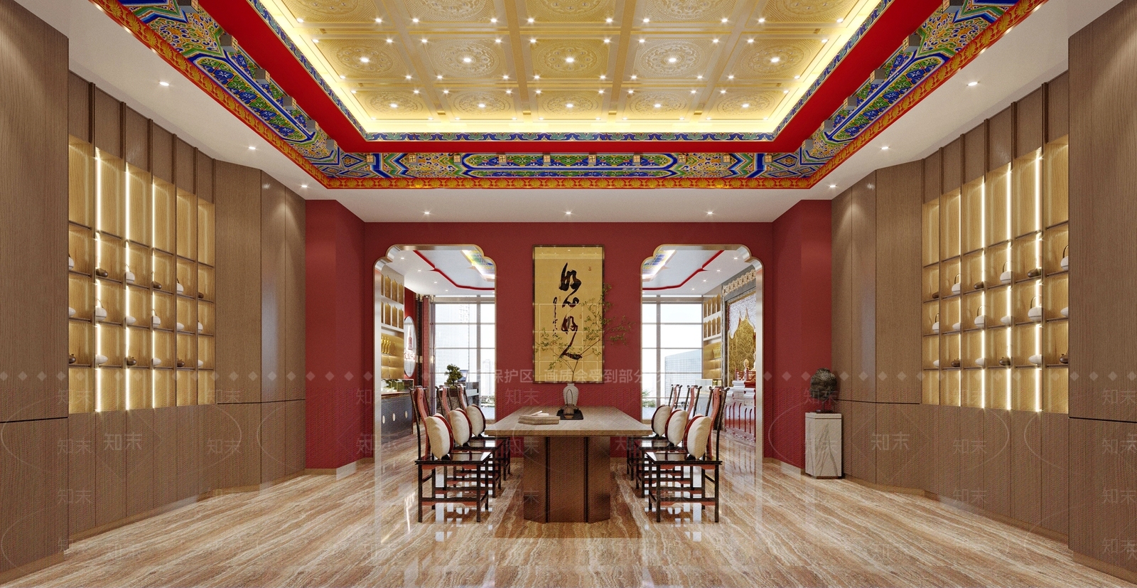 中式佛具店3D模型下载【ID:1102220103】