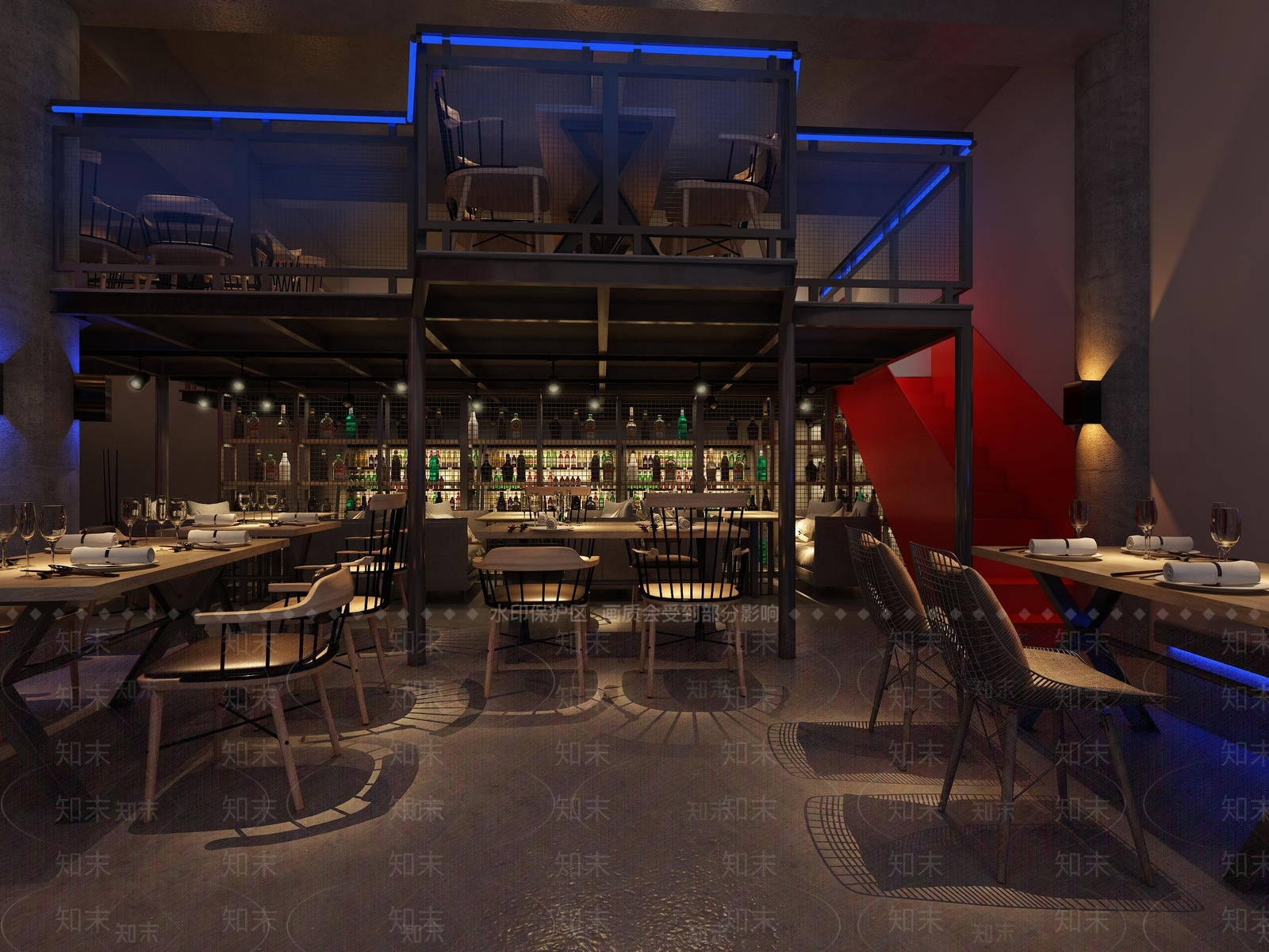 现代音乐酒吧3D模型下载【ID:1102230466】