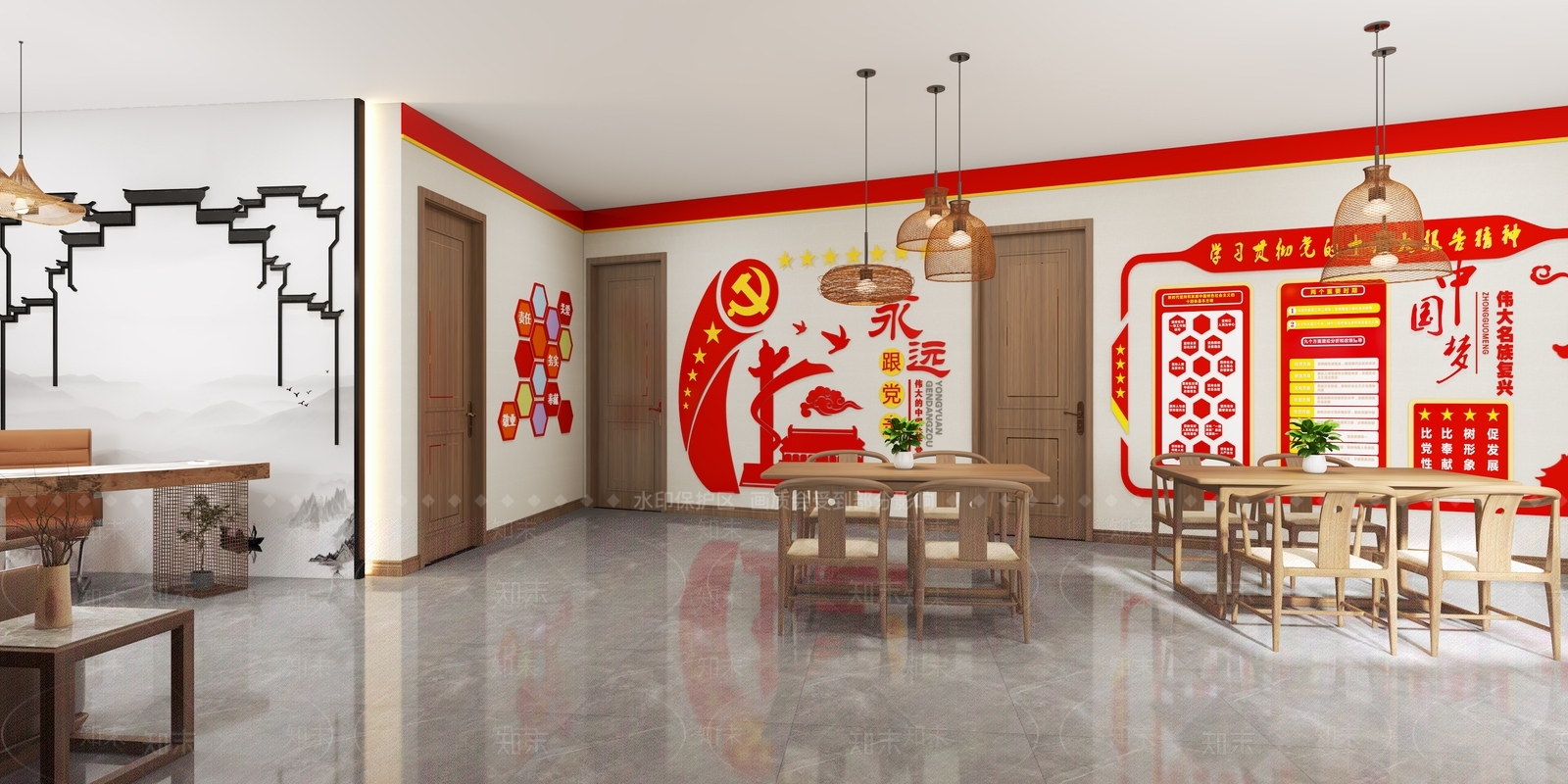 现代活动中心3D模型下载【ID:1102236124】