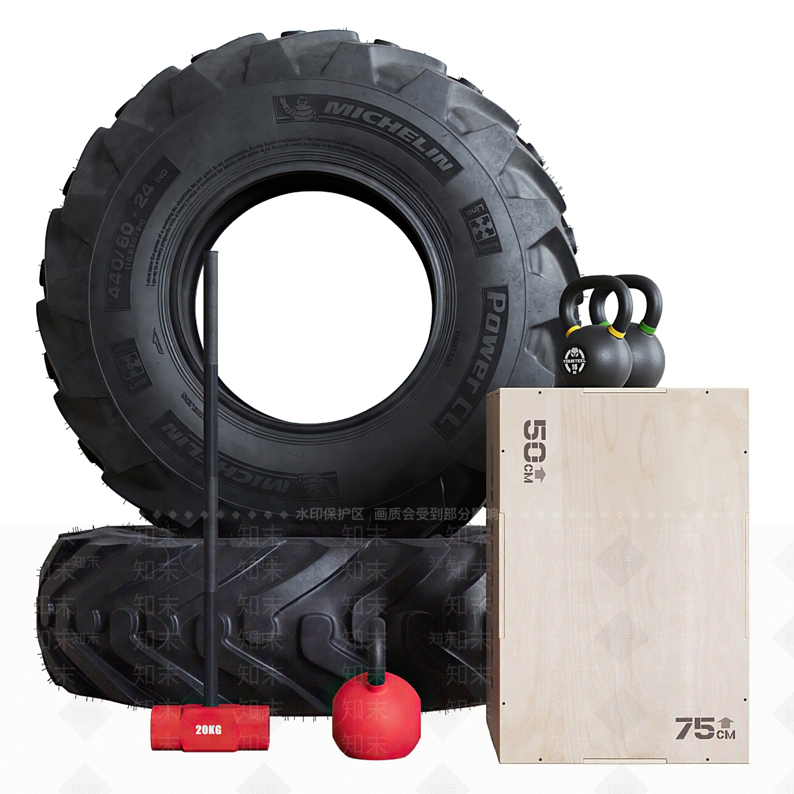 现代汽车轮胎3D模型下载【ID:1102240194】