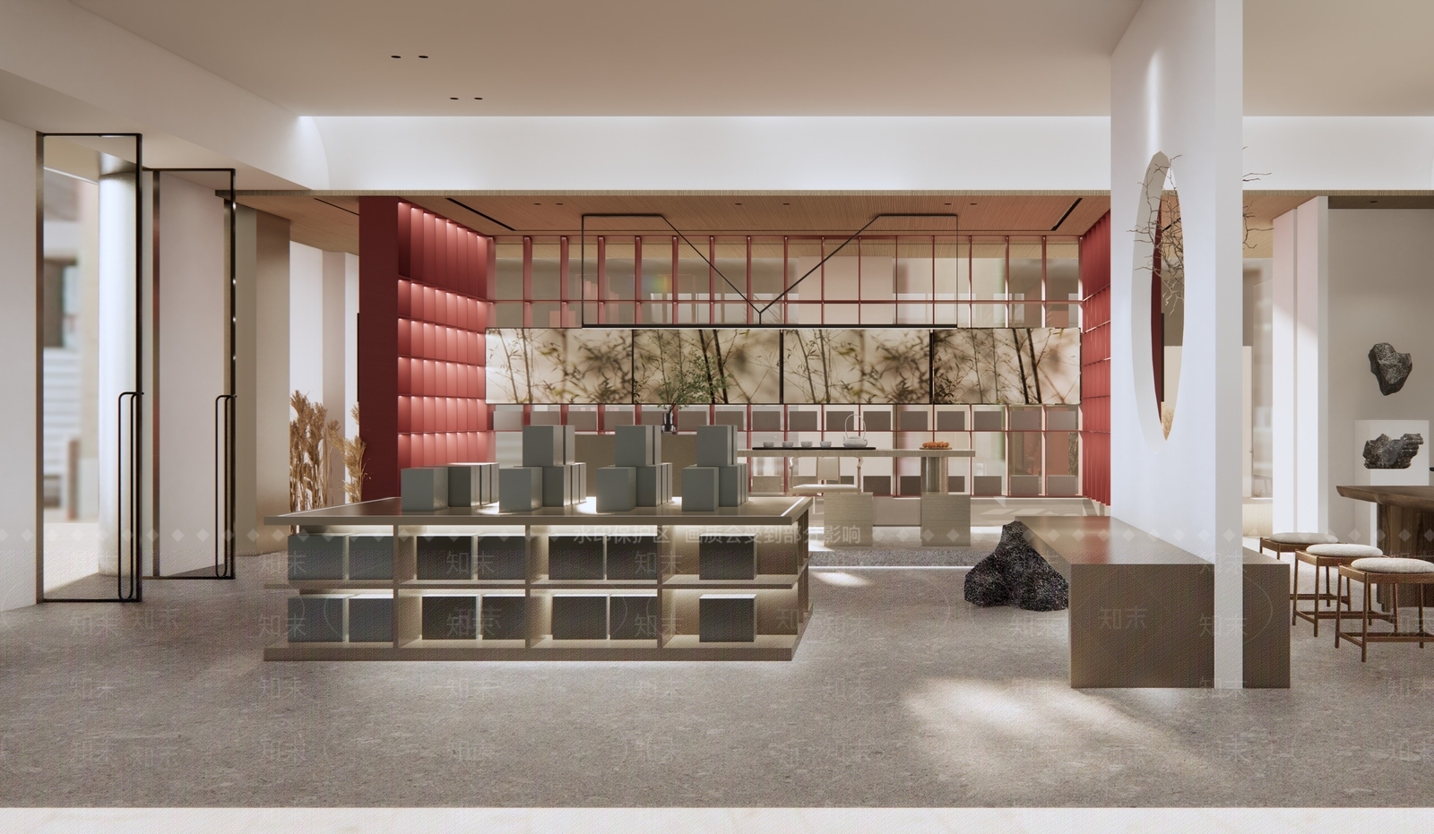 现代茶叶店SU模型下载【ID:1102471529】