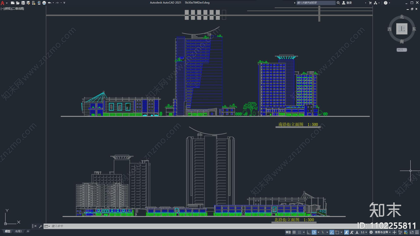 高层建筑cad施工图下载【ID:1102255811】