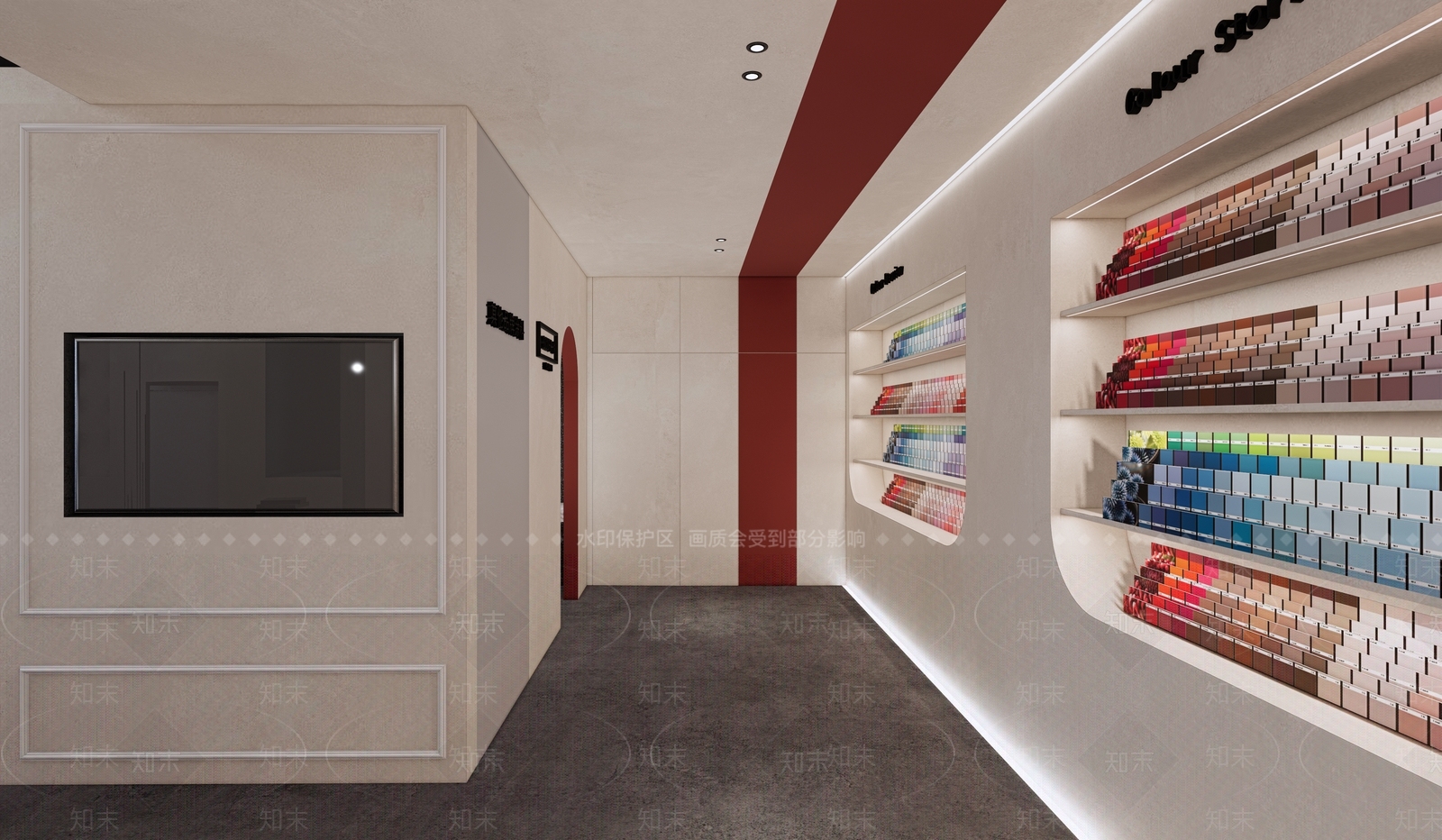 现代商业展厅SU模型下载【ID:1102255629】