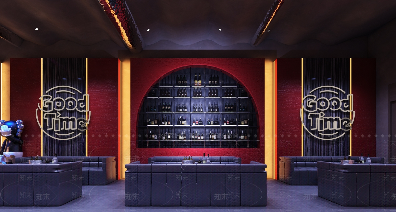 现代酒吧3D模型下载【ID:1102261435】