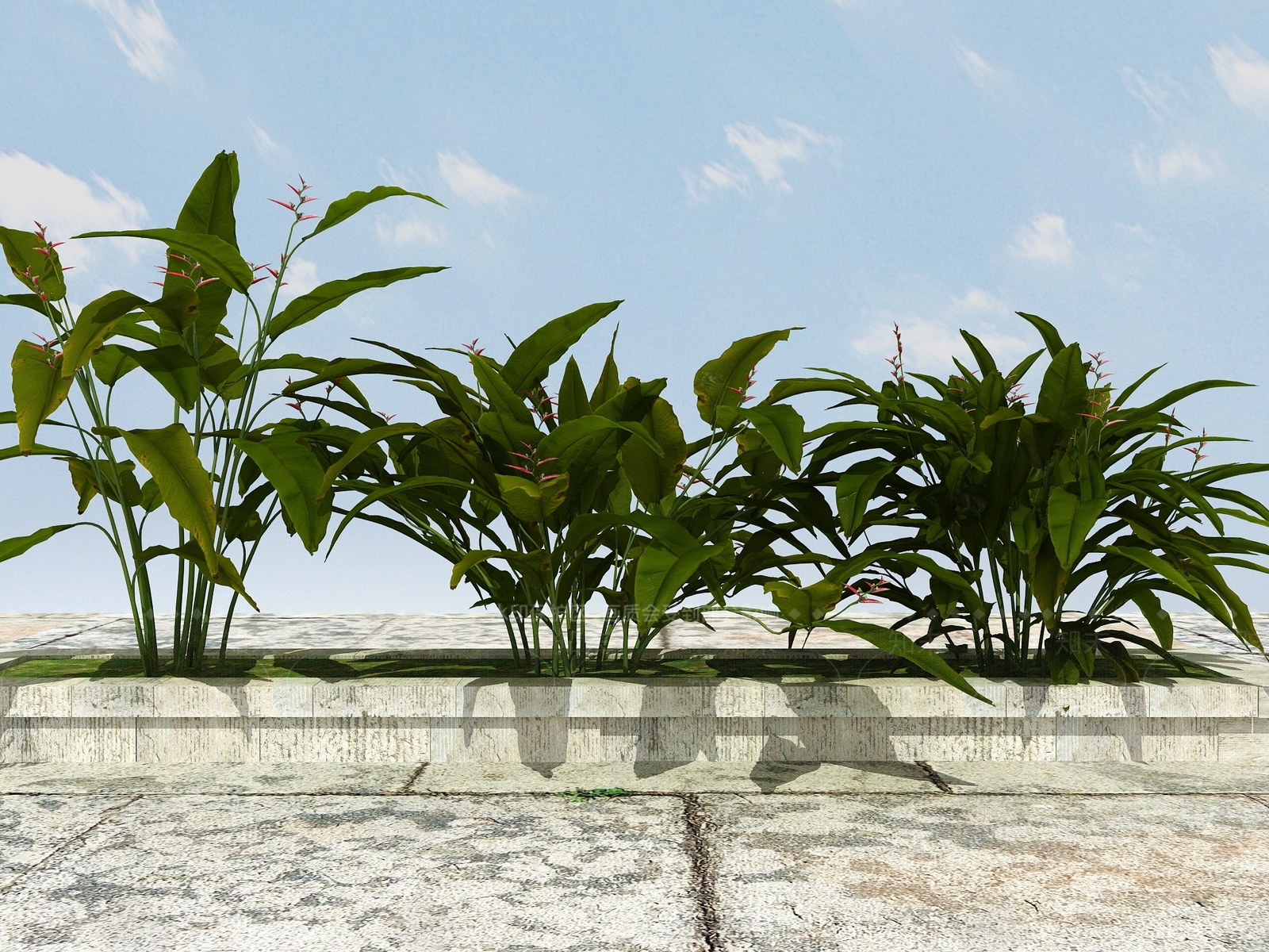 现代花坛3D模型下载【ID:1102275312】