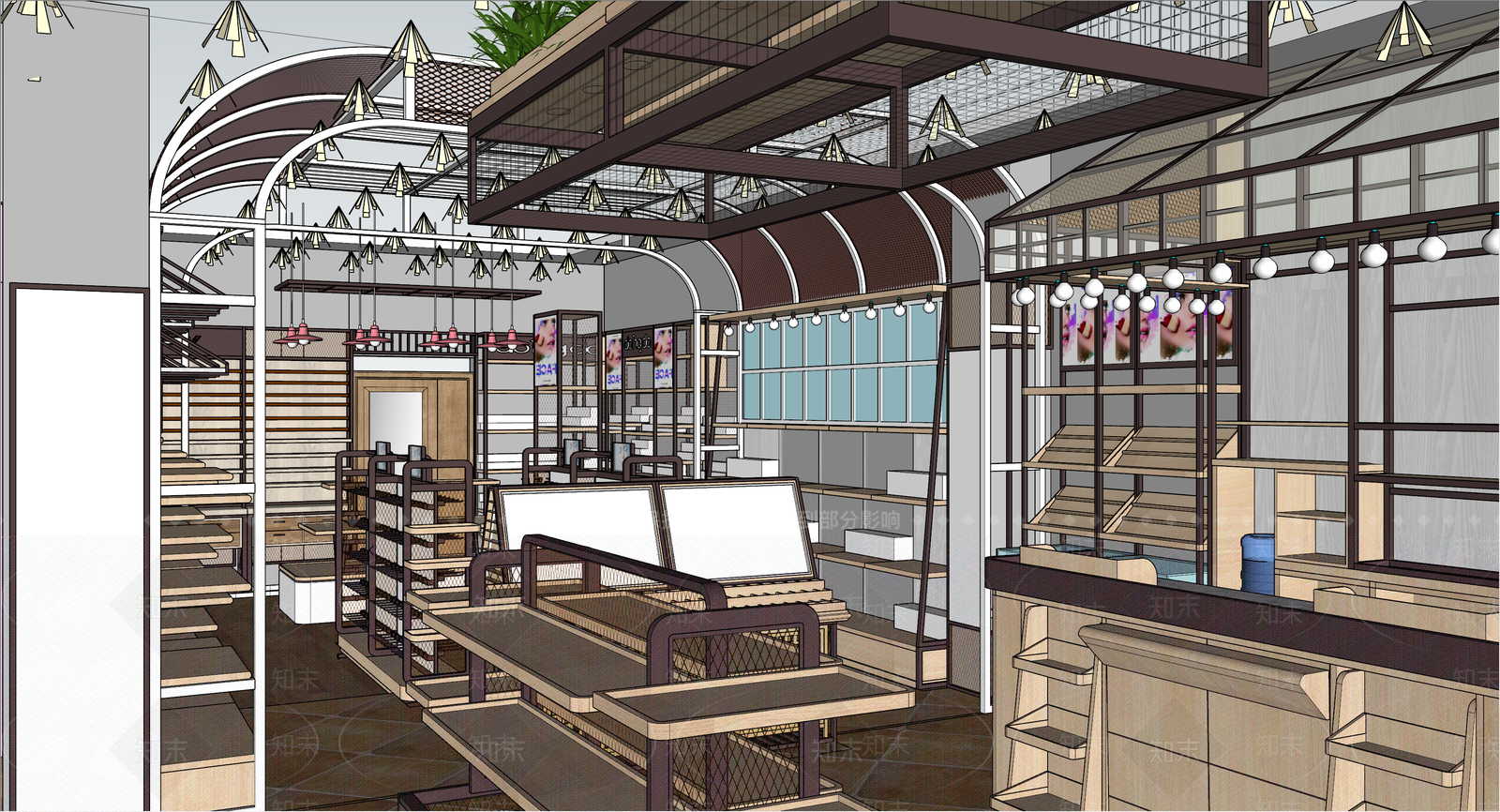 现代玩具礼品店SU模型下载【ID:1102309134】