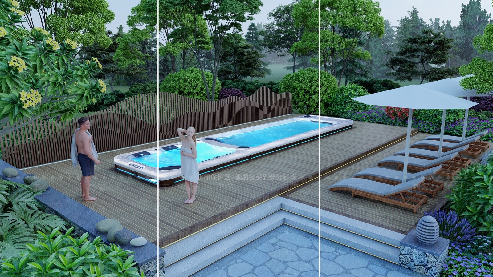 现代景观小品SU模型下载【ID:1102319454】