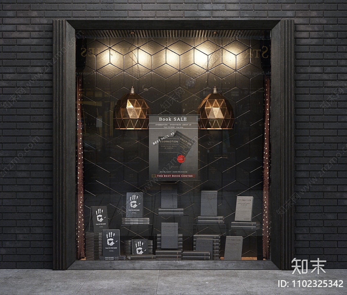 工业风商店展览橱窗SU模型下载【ID:1102325342】