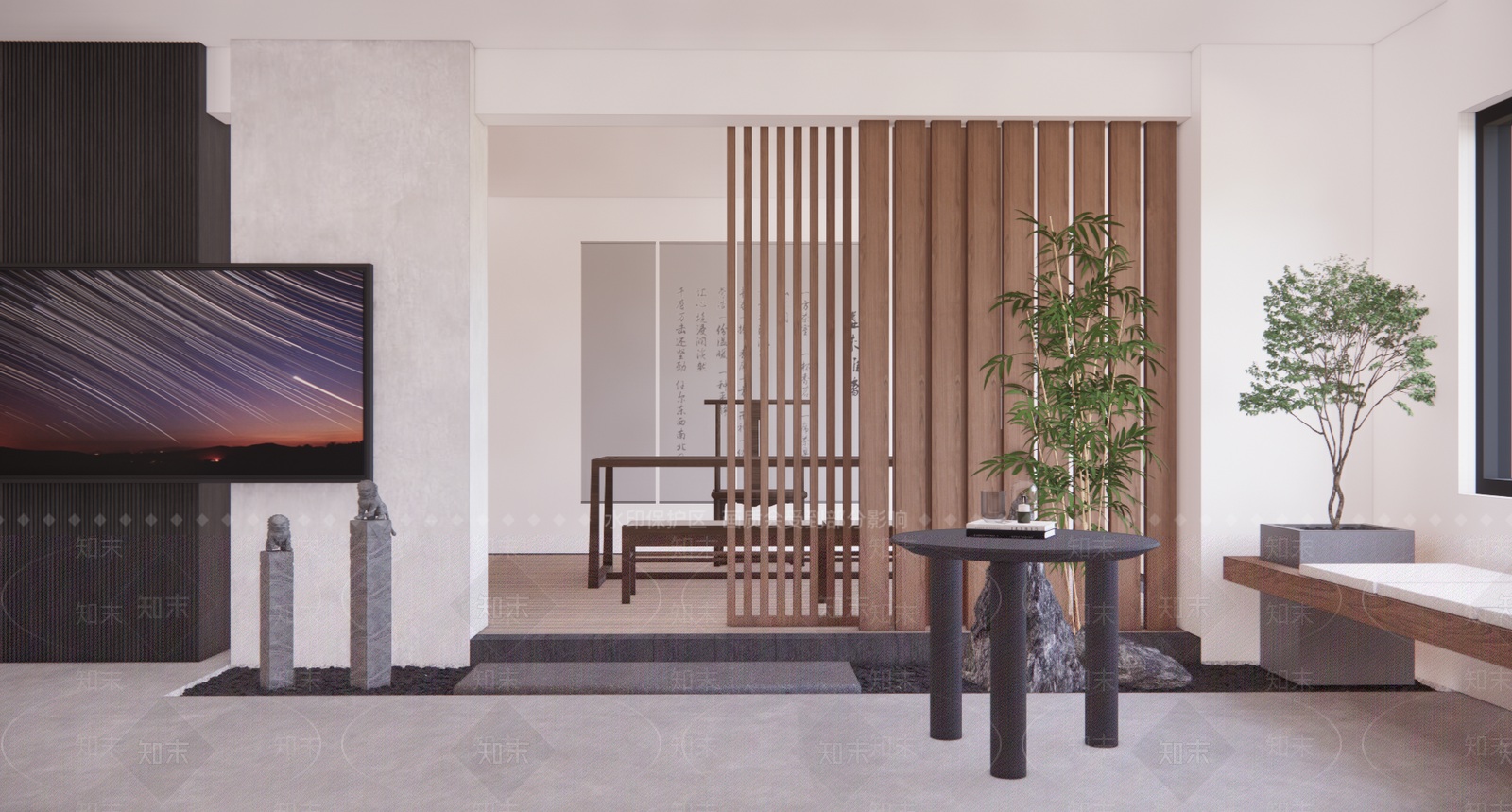 现代商业展厅SU模型下载【ID:1102330579】