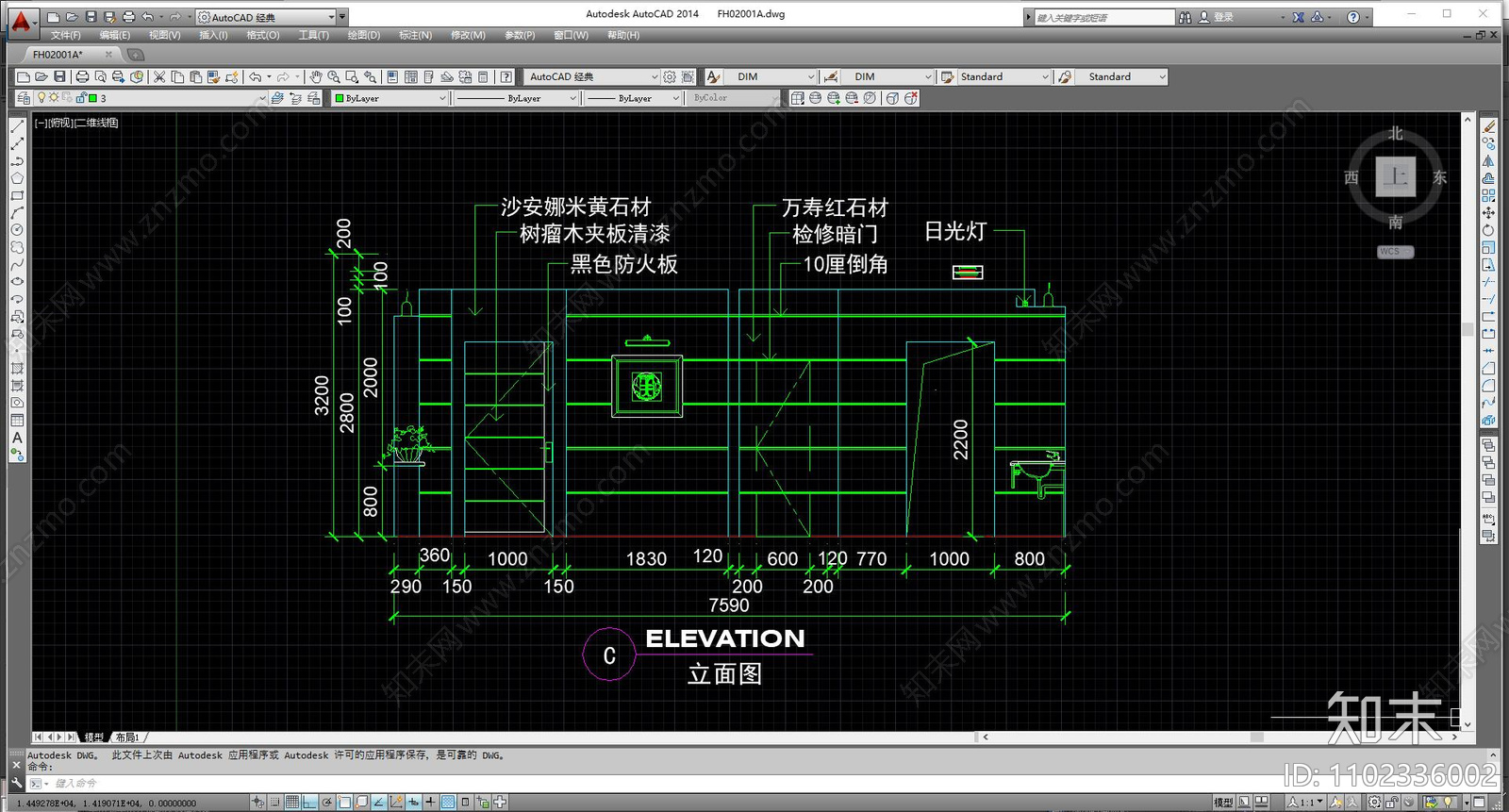 室内装修常用图块施工图下载【ID:1102336002】