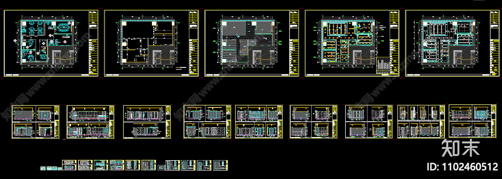 现代施工图下载【ID:1102460512】