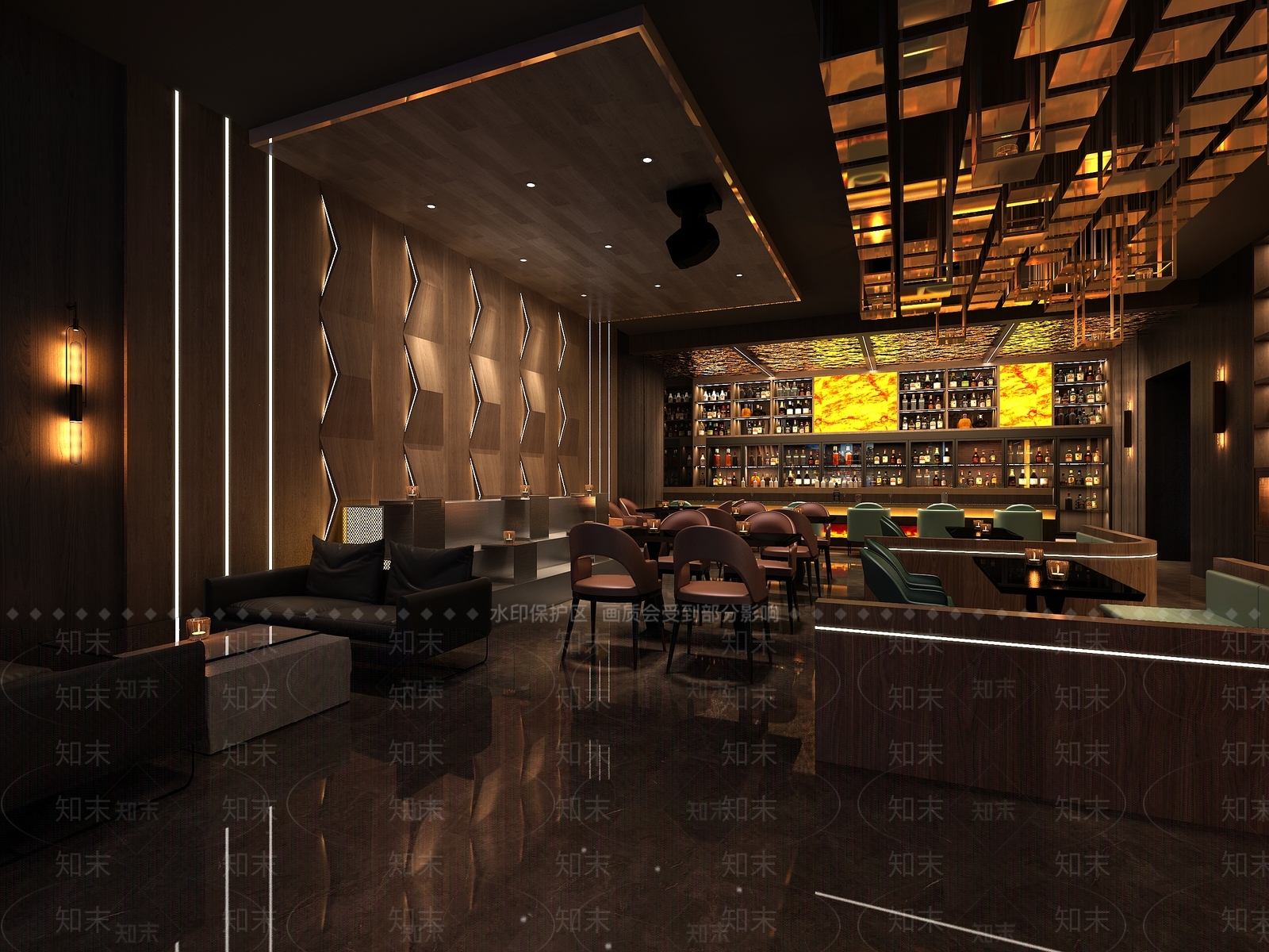现代酒吧3D模型下载【ID:1104491615】