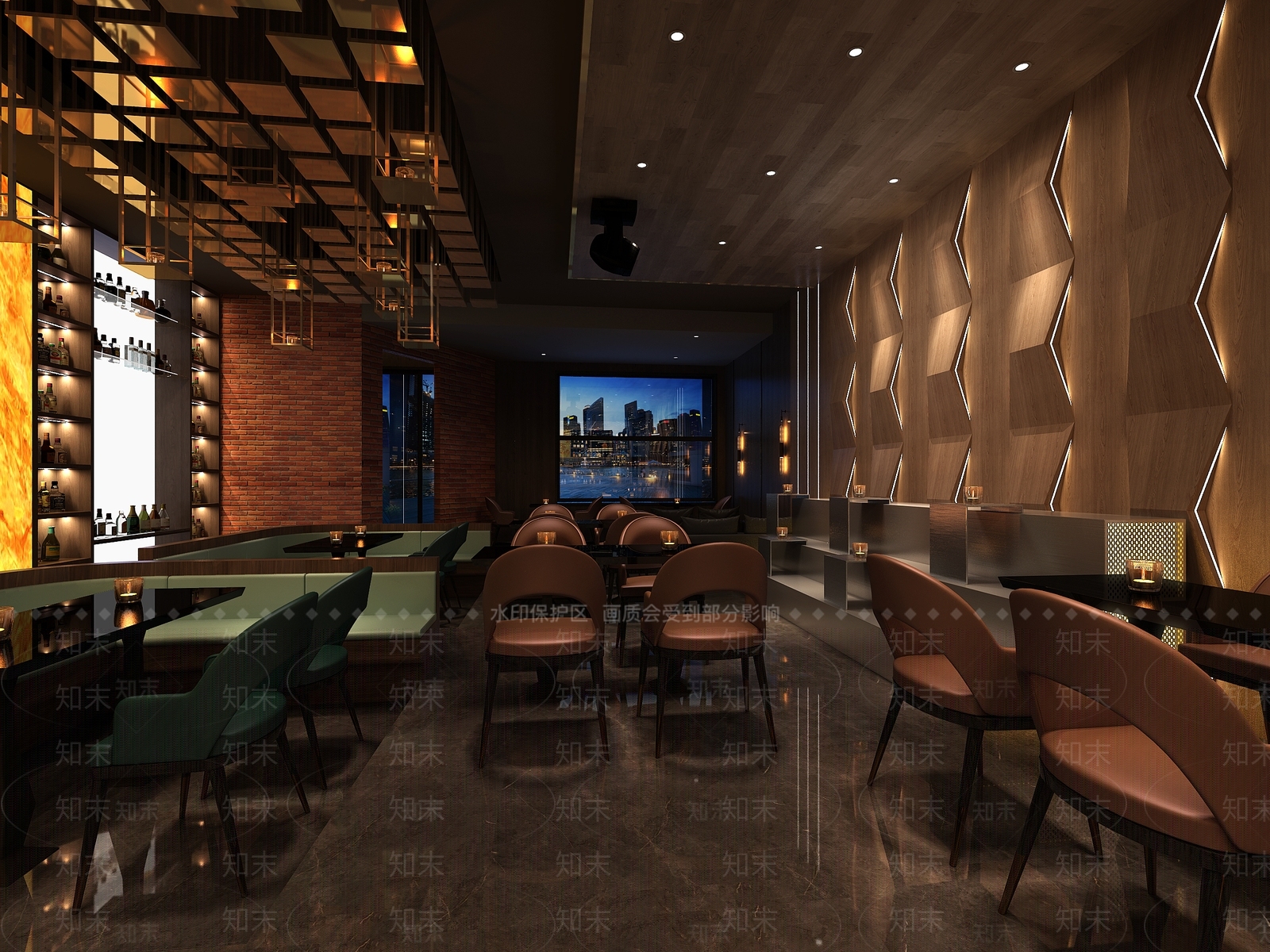 现代酒吧3D模型下载【ID:1104491615】