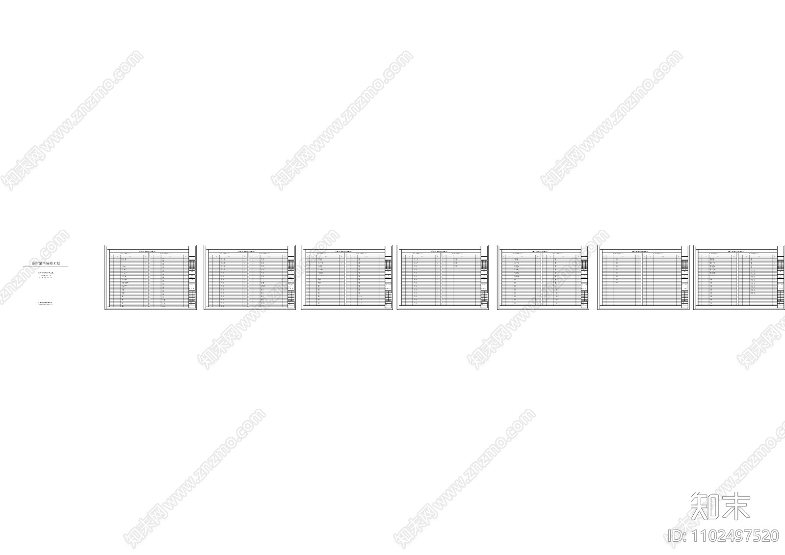 大型会所封面目录施工图下载【ID:1102497520】
