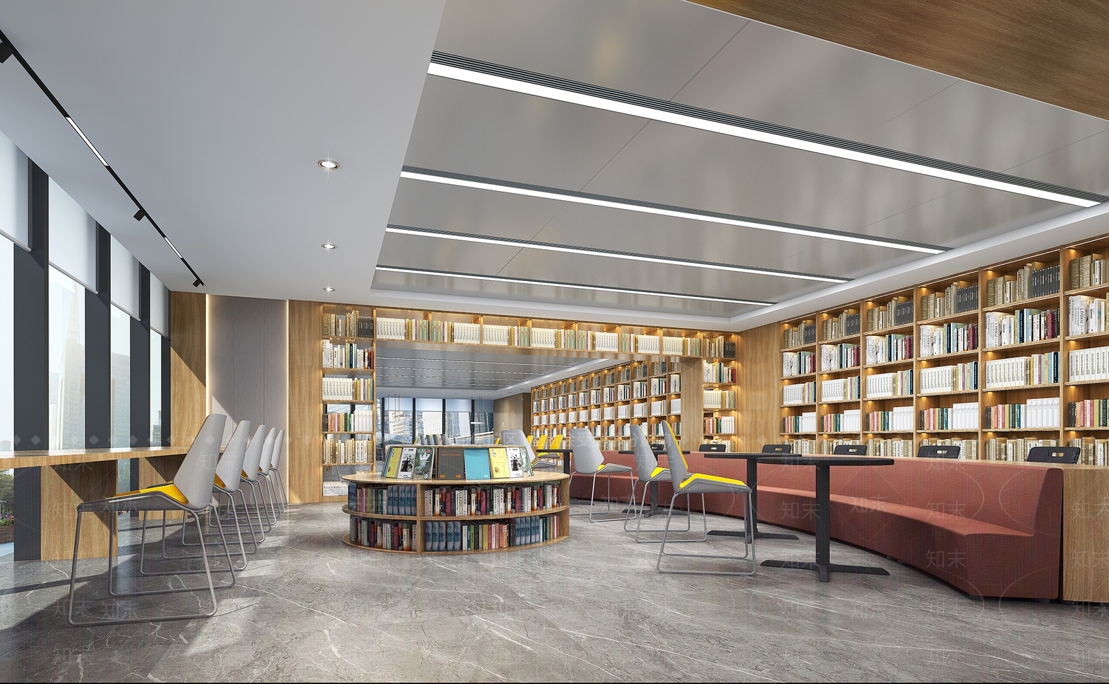 现代书店3D模型下载【ID:1102741145】