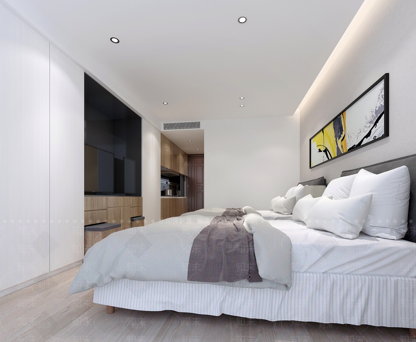 现代单身公寓3D模型下载【ID:1102522981】
